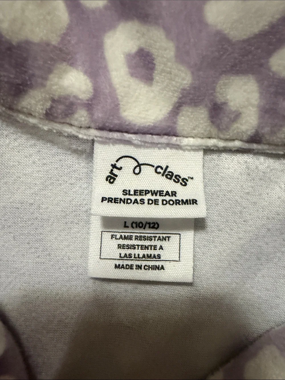 Girls Lavender Leopard Print Short Pajama Set. So soft and comfortable! Size L